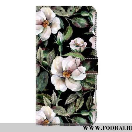 Fodral Samsung Galaxy S26 Plus Vitt Blommotiv