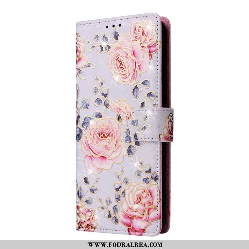 Fodral Samsung Galaxy S26 Rfid-blockerande Blommönster