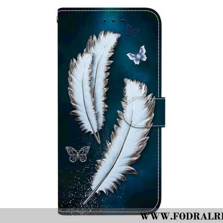 Fodral Samsung Galaxy S26 Vita Fjädrar