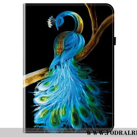 Fodral Samsung Galaxy Tab S10 Fe Plus Påfågel