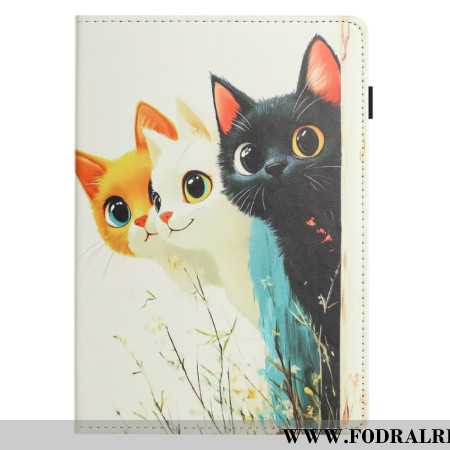 Fodral Samsung Galaxy Tab S10 Fe Tre Katter