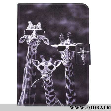 Fodral Samsung Galaxy Tab S11 Tre Giraffer