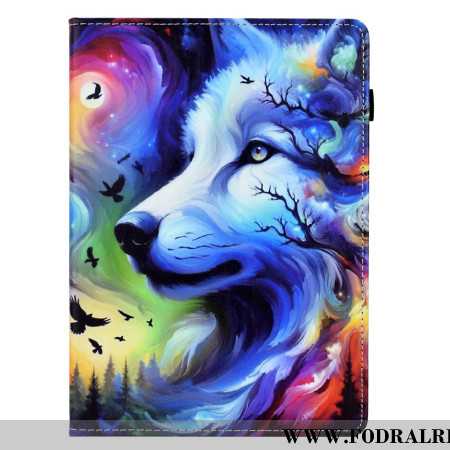 Fodral Samsung Galaxy Tab S11 Varg I Ljuset Stjärnor