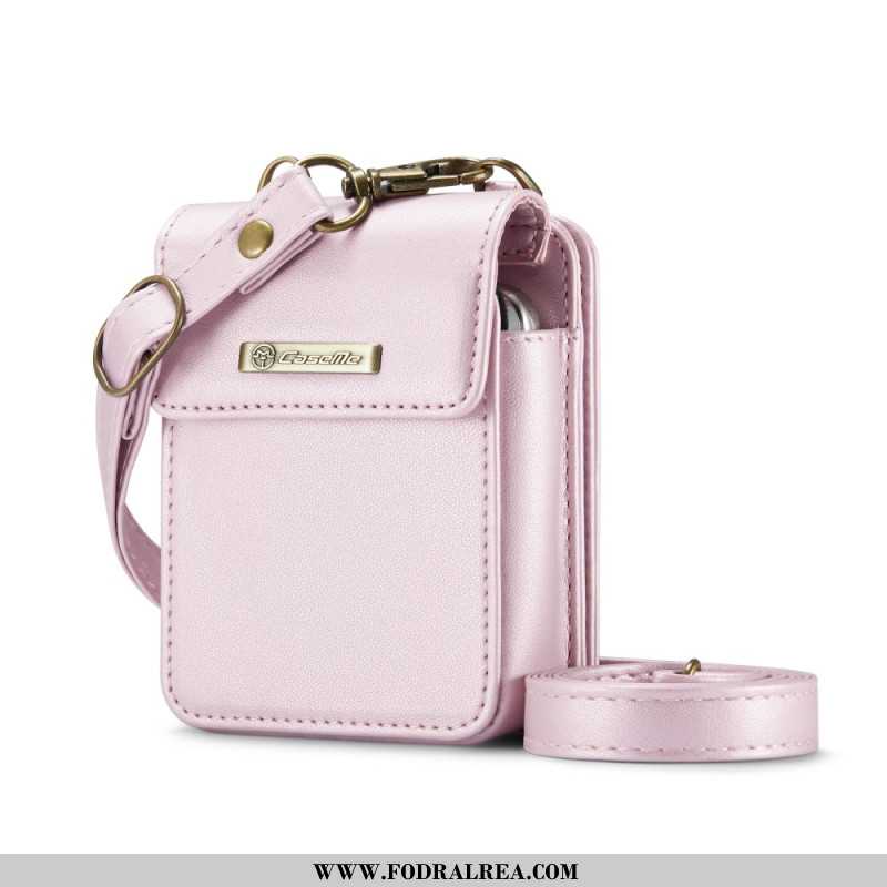 Fodral Samsung Galaxy Z Flip 7 Fe Rfid-plånbok Med Axelrem