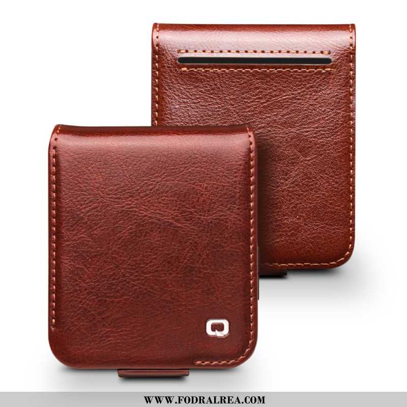 Fodral Samsung Galaxy Z Flip 7 Fe Äkta Läder