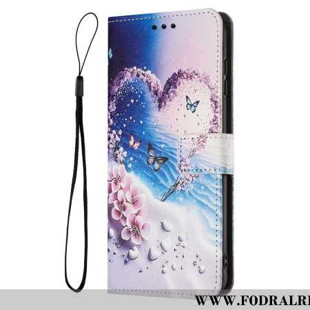 Fodral Sony Xperia 1 Vii Fjäril Och Hjärta