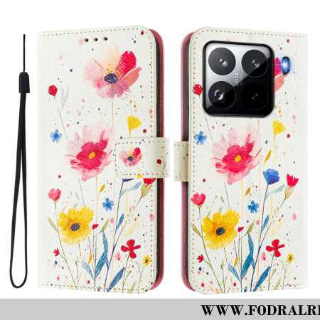 Fodral Xiaomi 15 Pro Blommönster