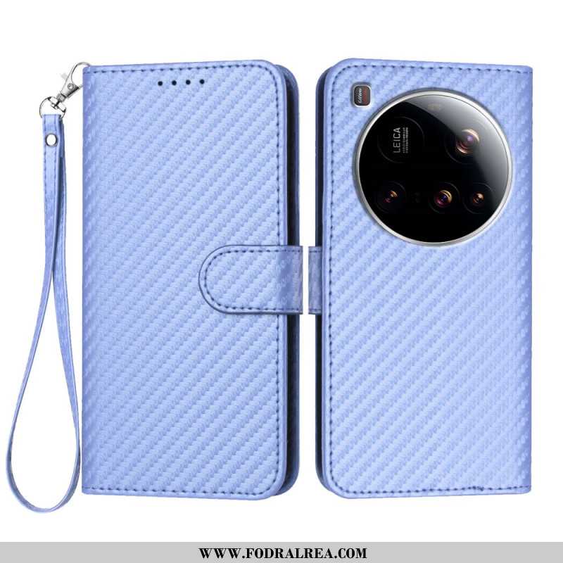 Fodral Xiaomi 15 Ultra Texturerad Kolfiber