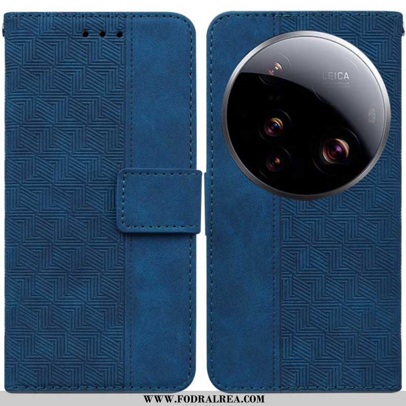 Fodral Xiaomi 15 Ultra Vävt Mönster