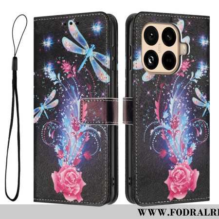 Fodral Xiaomi 15t Pro Ros Och Trollsländor