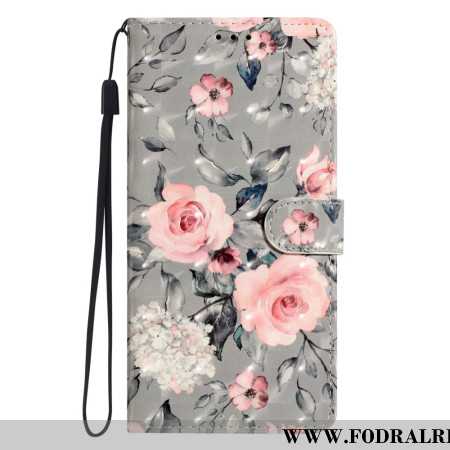 Fodral Xiaomi 15t Pro Rosa Blommor