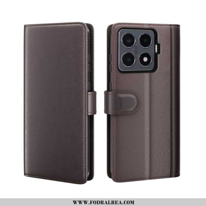 Fodral Xiaomi 15t Pro Äkta Läder