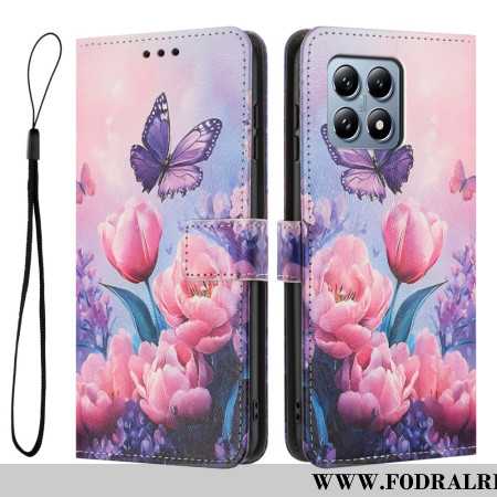 Fodral Xiaomi 15t Rosa Tulpaner