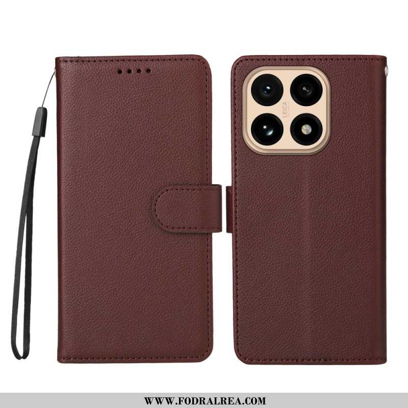 Fodral Xiaomi 15t Texturerat Konstläder