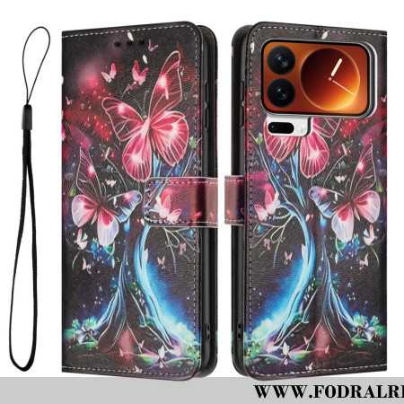 Fodral Xiaomi 17 Pro Fjärilsträd