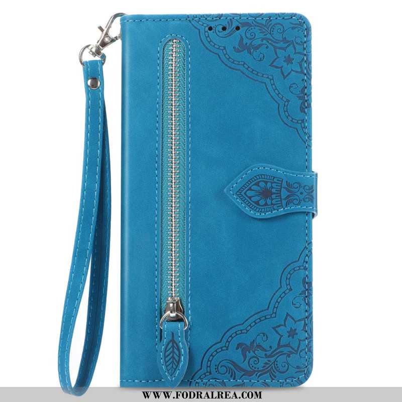 Fodral Xiaomi 17 Pro Plånbok Med Spetsmönster