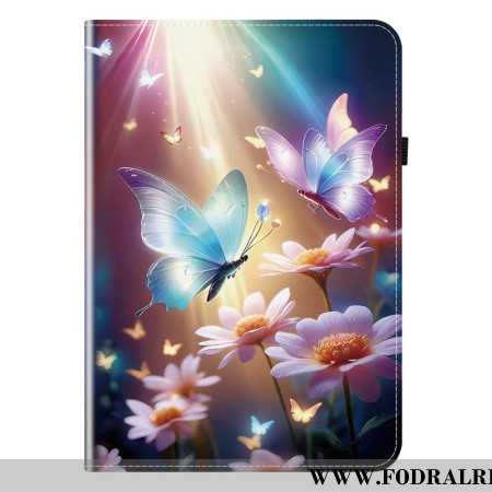 Fodral Xiaomi Pad 7 / 7 Pro Lysande Fjärilar