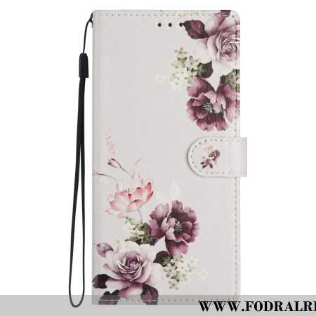Fodral Xiaomi Redmi Note 14 4g Lila Blommor