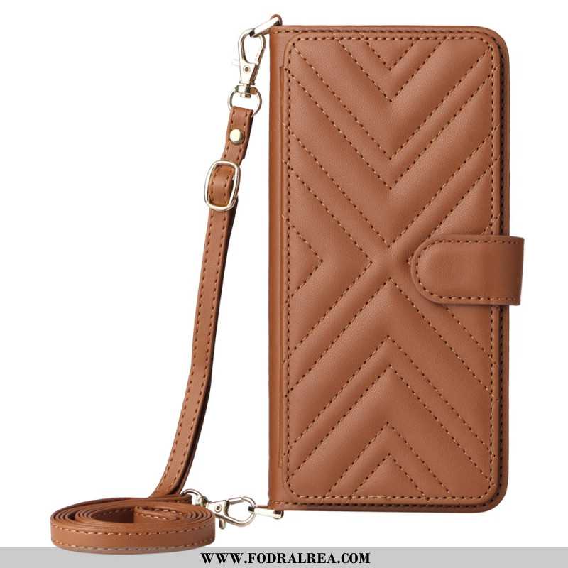 Fodral Xiaomi Redmi Note 14 4g Premiumplånbok Med Rem Och Axelrem