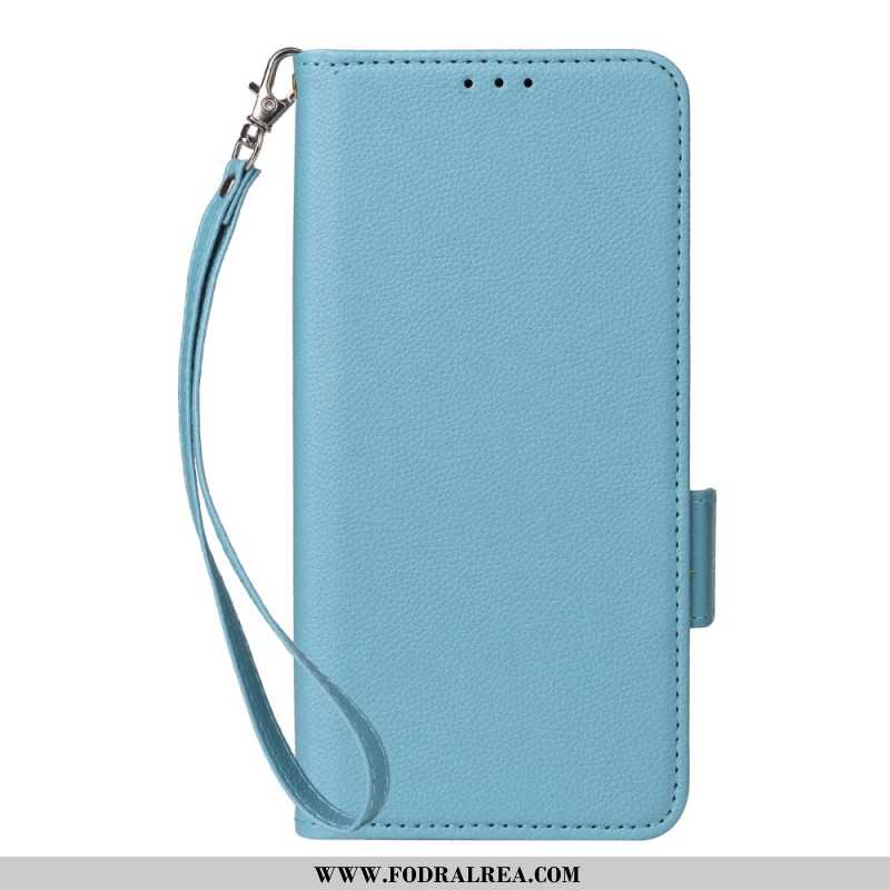 Fodral Xiaomi Redmi Note 14 Pro 4g Rem I Litchikonstläder