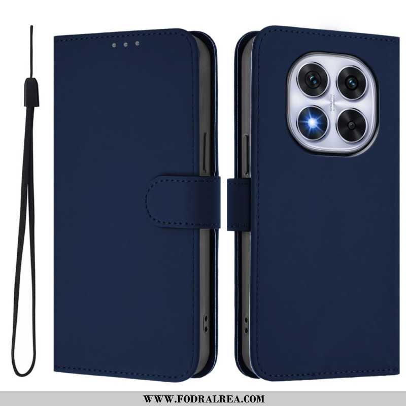 Fodral Xiaomi Redmi Note 14 Pro Plus 5g Enfärgad Lädermodell