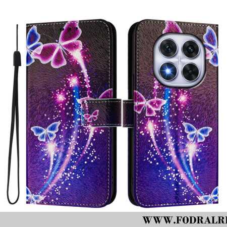 Fodral Xiaomi Redmi Note 14 Pro Plus 5g Festligt Fjärilsmönster