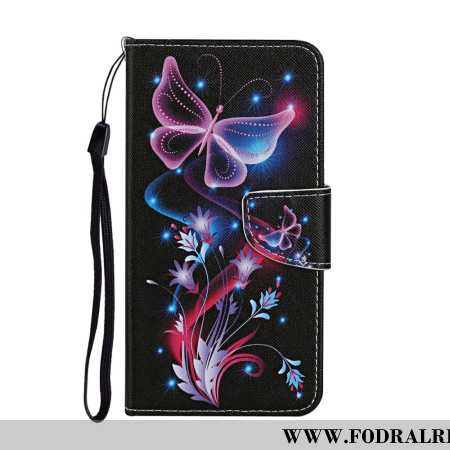 Fodral Xiaomi Redmi Note 14 Pro Plus 5g Glödande Fjärilar