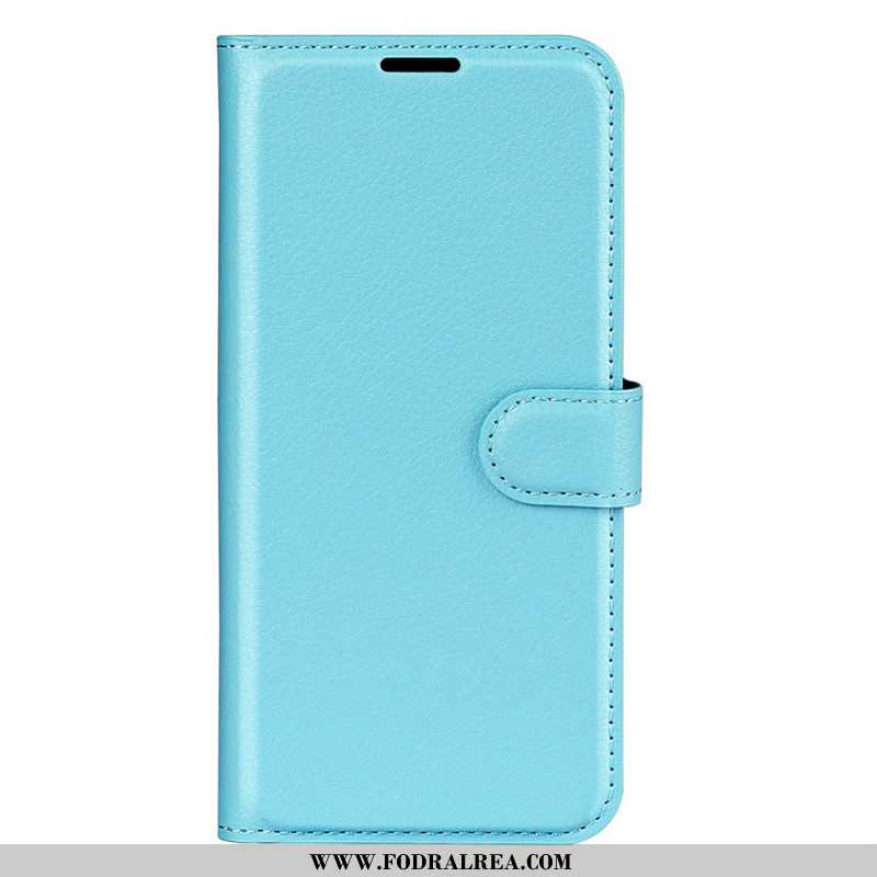 Fodral Xiaomi Redmi Note 14 Pro Plus 5g Klassisk Litchikonstläder