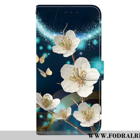 Fodral Xiaomi Redmi Note 14s Magnoliamönster