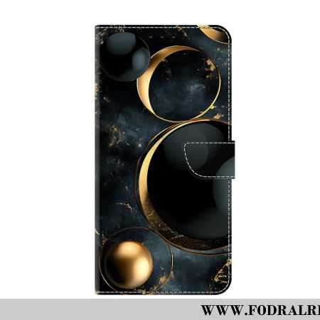 Fodral Xiaomi Redmi Note 15 5g Gyllene Ringar