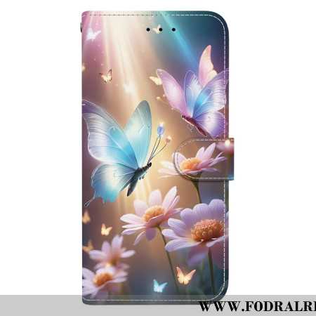 Fodral Xiaomi Redmi Note 15 Pro 5g Blommig Fjäril