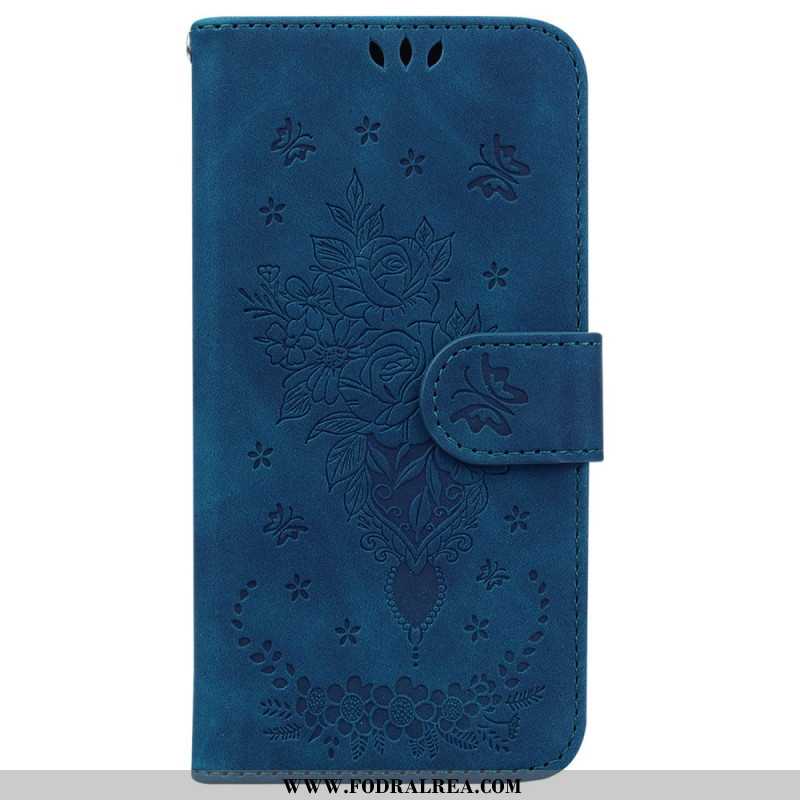 Fodral Xiaomi Redmi Note 15 Pro 5g Fjärilar Och Rosor