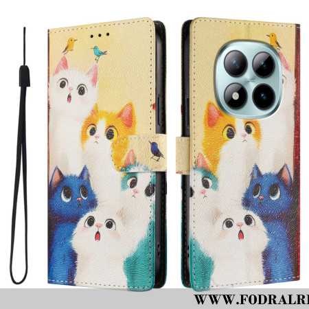 Fodral Xiaomi Redmi Note 15 Pro Plus 5g Färgglada Katter