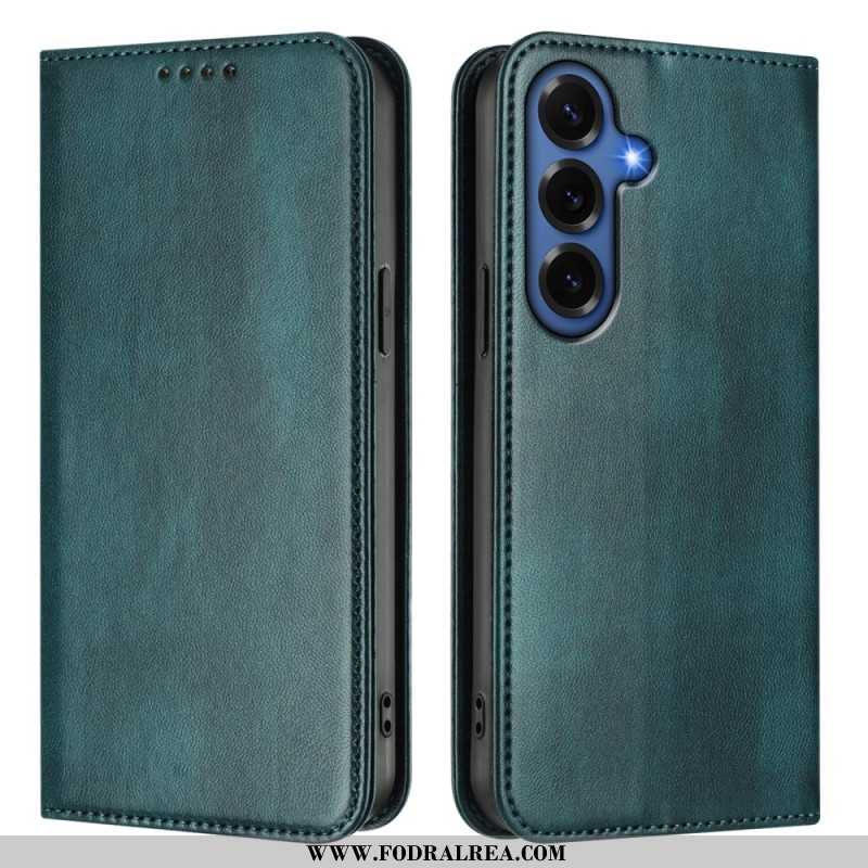 Folio-fodral För Samsung Galaxy S26 Plus Texturerat Rfid-skydd Retro