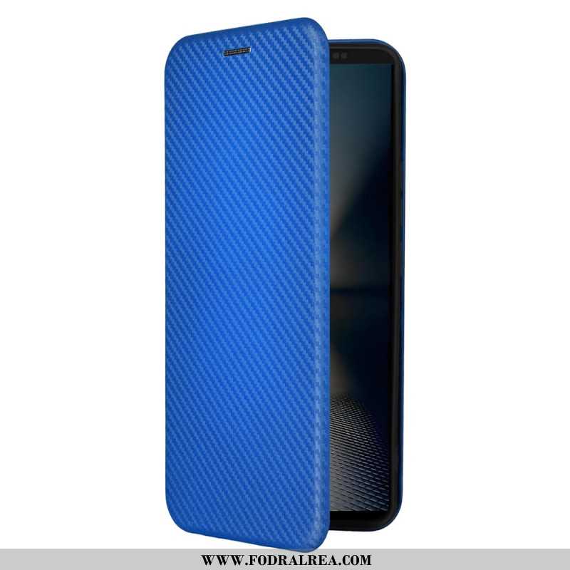 Folio-fodral För Sony Xperia 1 Vii Kolfiber