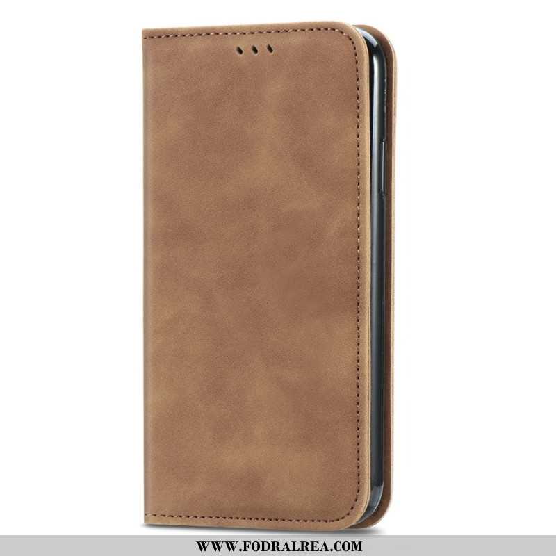 Folio-fodral För Xiaomi 17 Pro Max Mockaeffekt