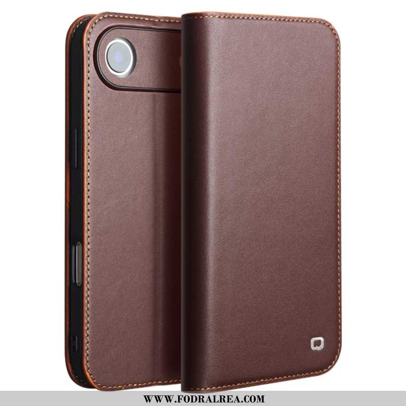 Folio-fodral För iPhone Air Qialino Läder