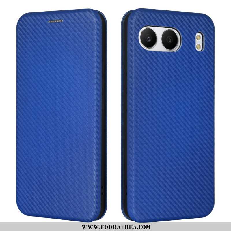 Folio-fodral Oneplus Nord 4 Kolfiber Fiber