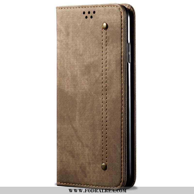 Folio-fodral Samsung Galaxy S25 5g Edge Denimtyg