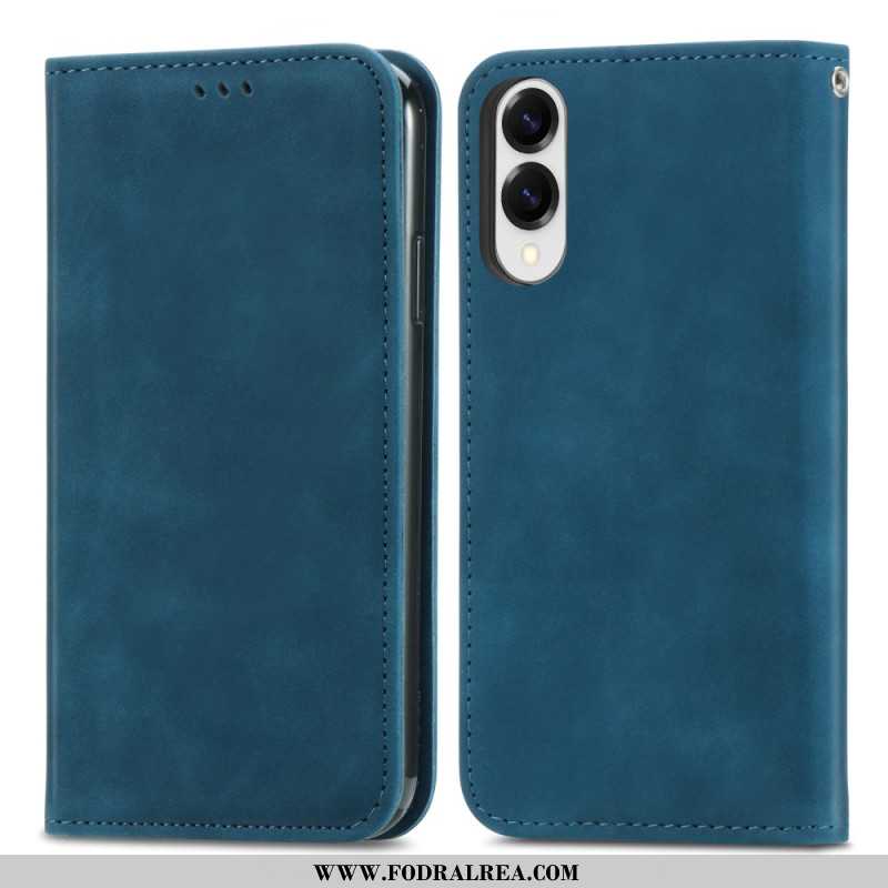 Folio-fodral Samsung Galaxy S25 5g Edge Telefonfodral Korthållare Och Magnetisk Stängning