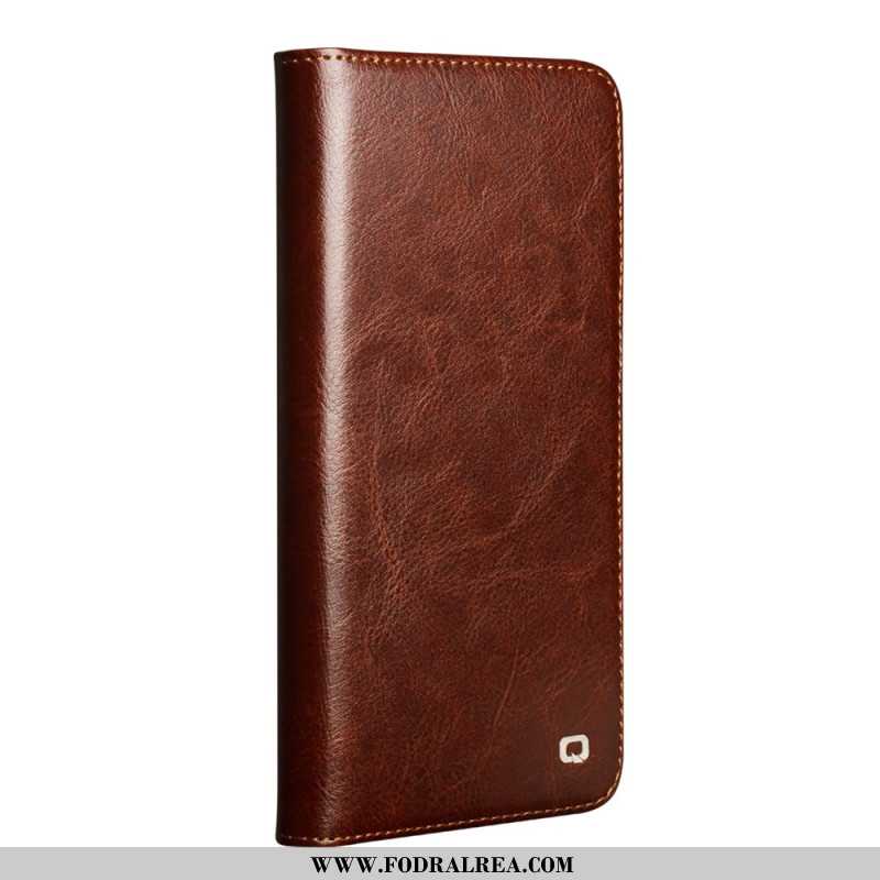 Folio-fodral Samsung Galaxy S25 Fe Telefonfodral Qialino Läder