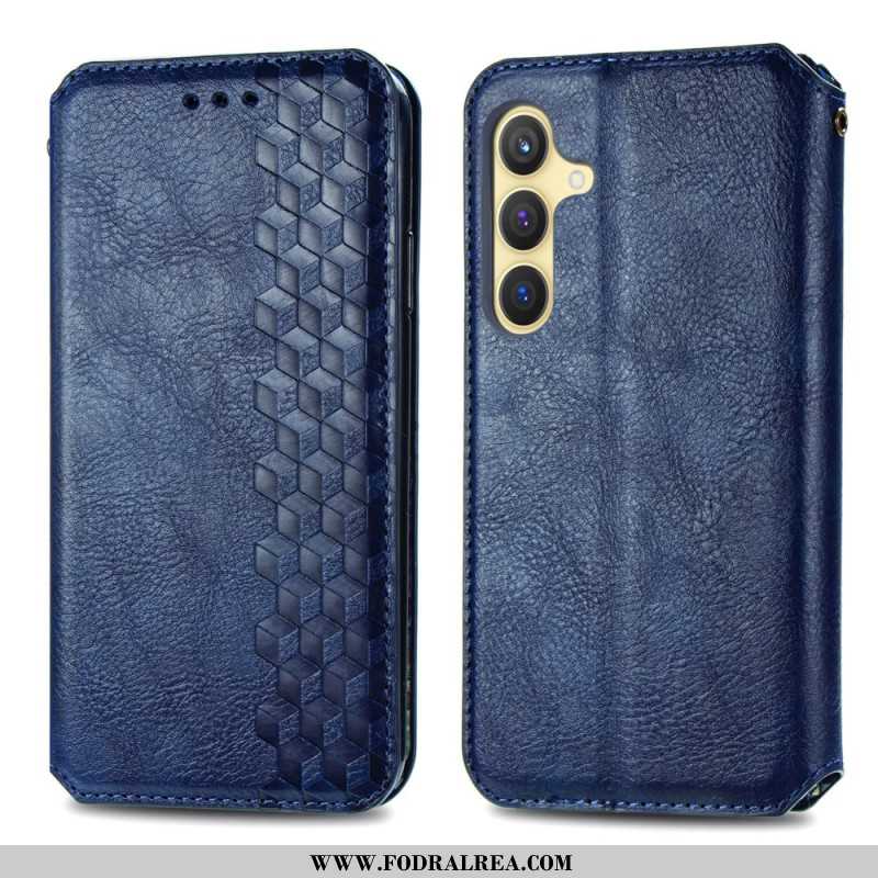 Folio-fodral Samsung Galaxy S25 Plus 5g Fris I Mockaeffekt