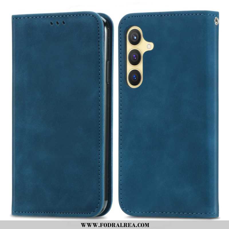 Folio-fodral Samsung Galaxy S25 Plus 5g Mockaeffekt