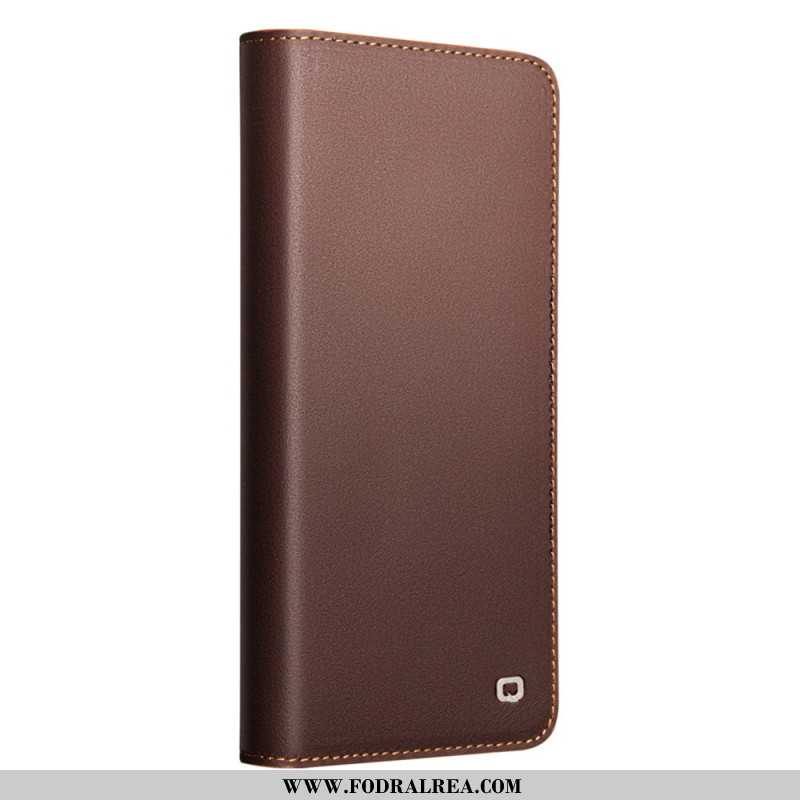 Folio-fodral Samsung Galaxy S26 Qialino Matt Läderplånbok