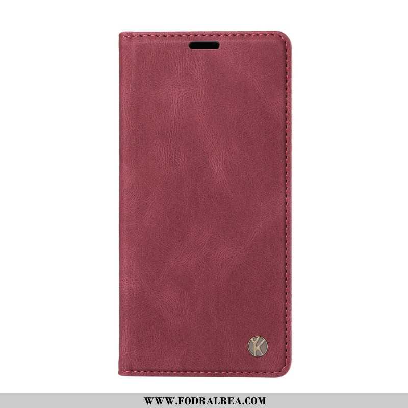 Folio-fodral Samsung Galaxy S26 Yikatu Mockaeffekt