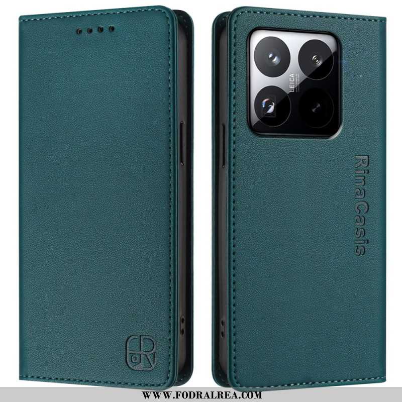 Folio-fodral Xiaomi 15t Telefonfodral Rfid-plånbok