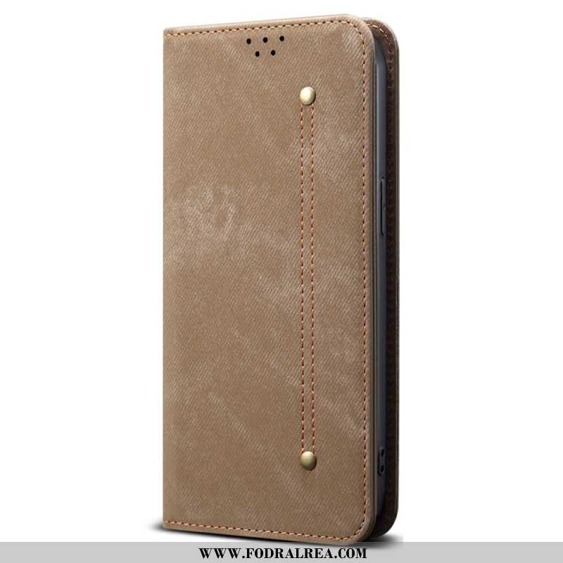 Folio-fodral Xiaomi 17 Pro Denimstil