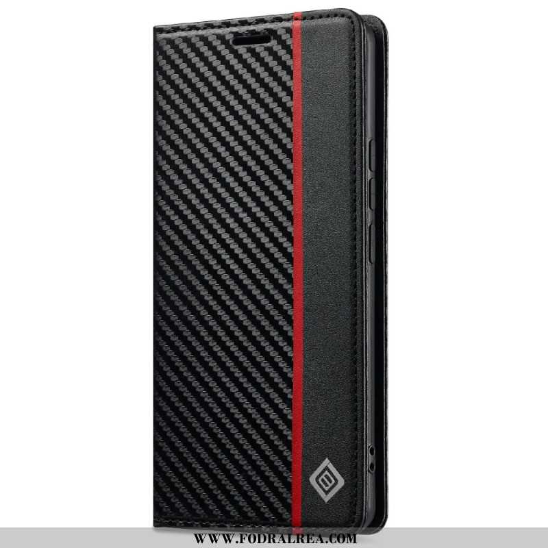 Folio-fodral Xiaomi Redmi Note 14 Pro 4g Kolfiberstruktur
