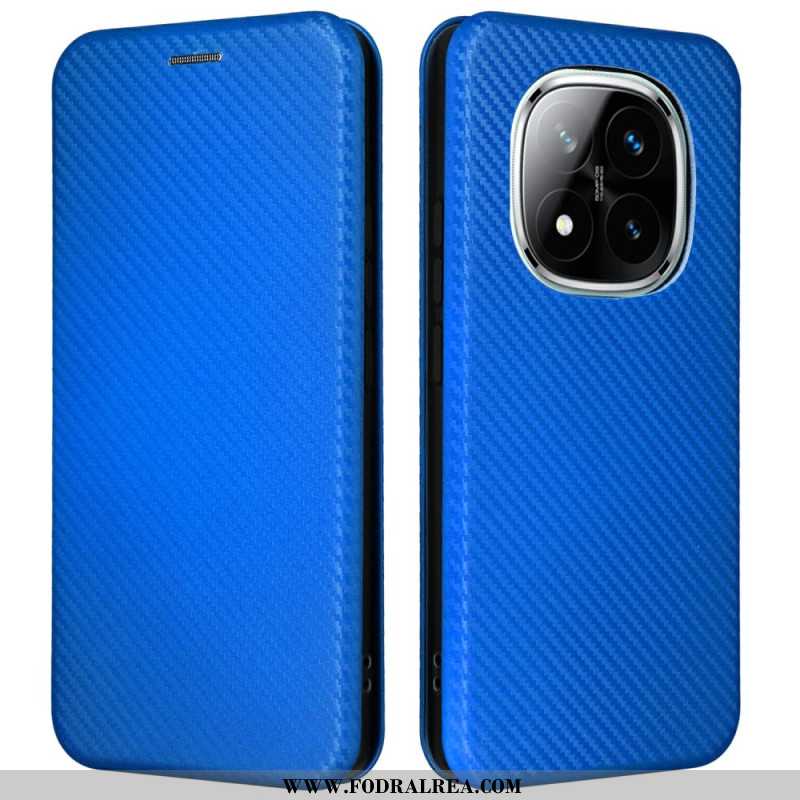 Folio-fodral Xiaomi Redmi Note 14 Pro 5g Kolfiber Fiber