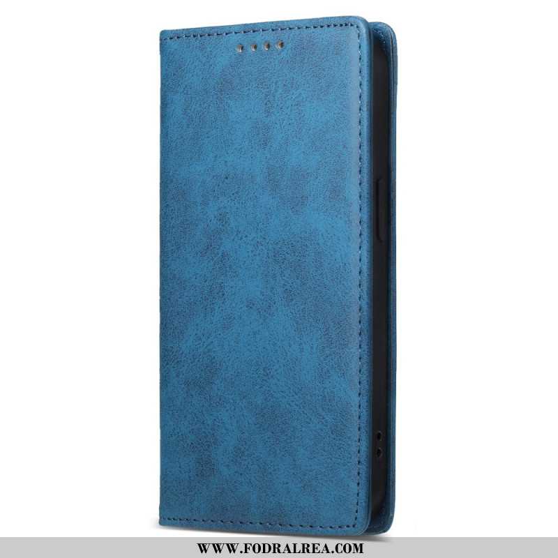 Folio-fodral Xiaomi Redmi Note 14 Pro 5g Vintage Lädereffekt